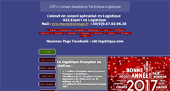 Desktop Screenshot of cat-logistique.com
